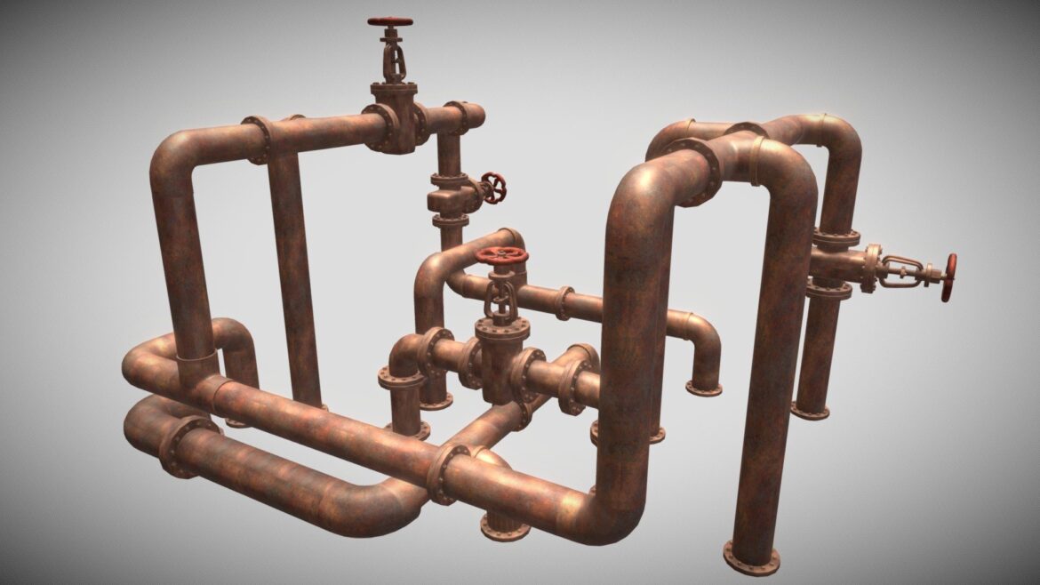 pipe pack 3d model