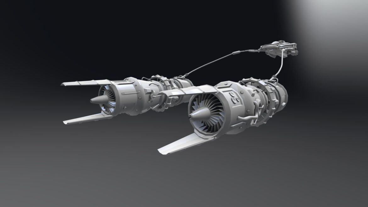 pod starwars 3d model