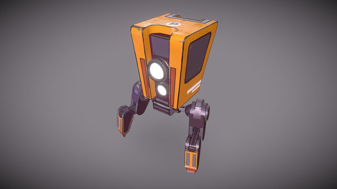 poppy bot 3d model