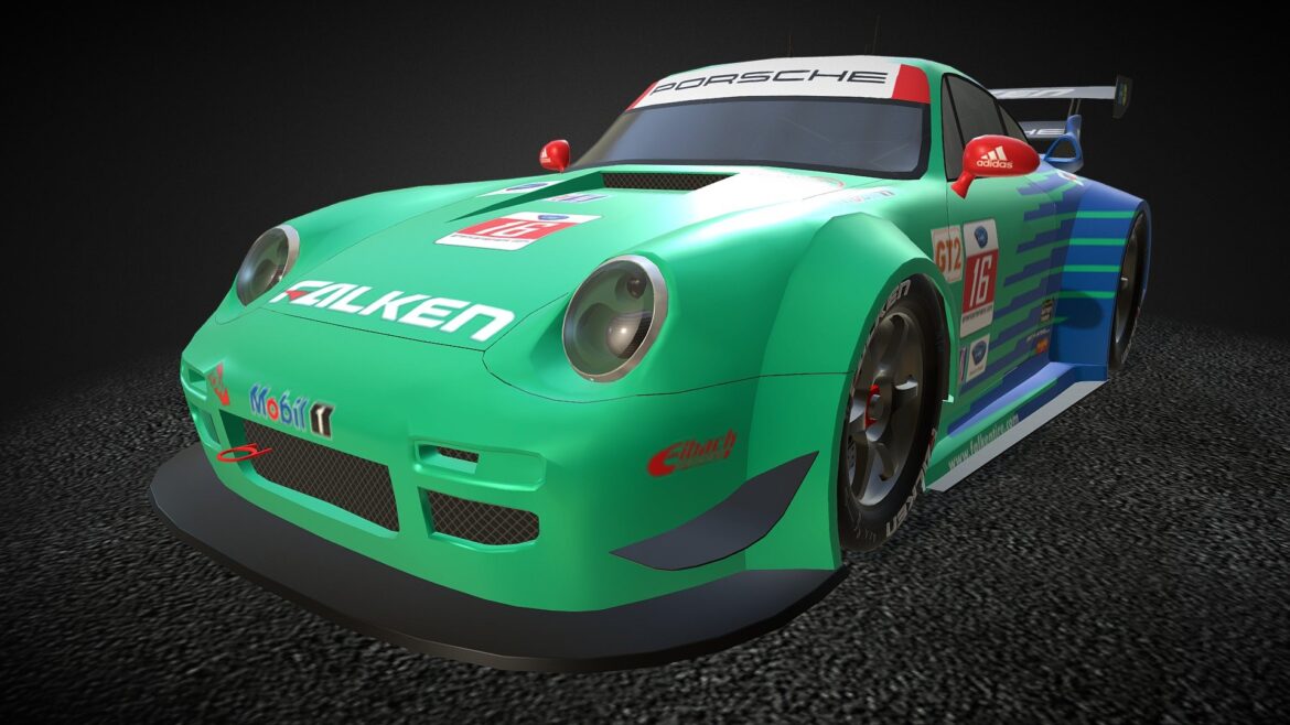 porsche 911 gt2 evo 993 3d model