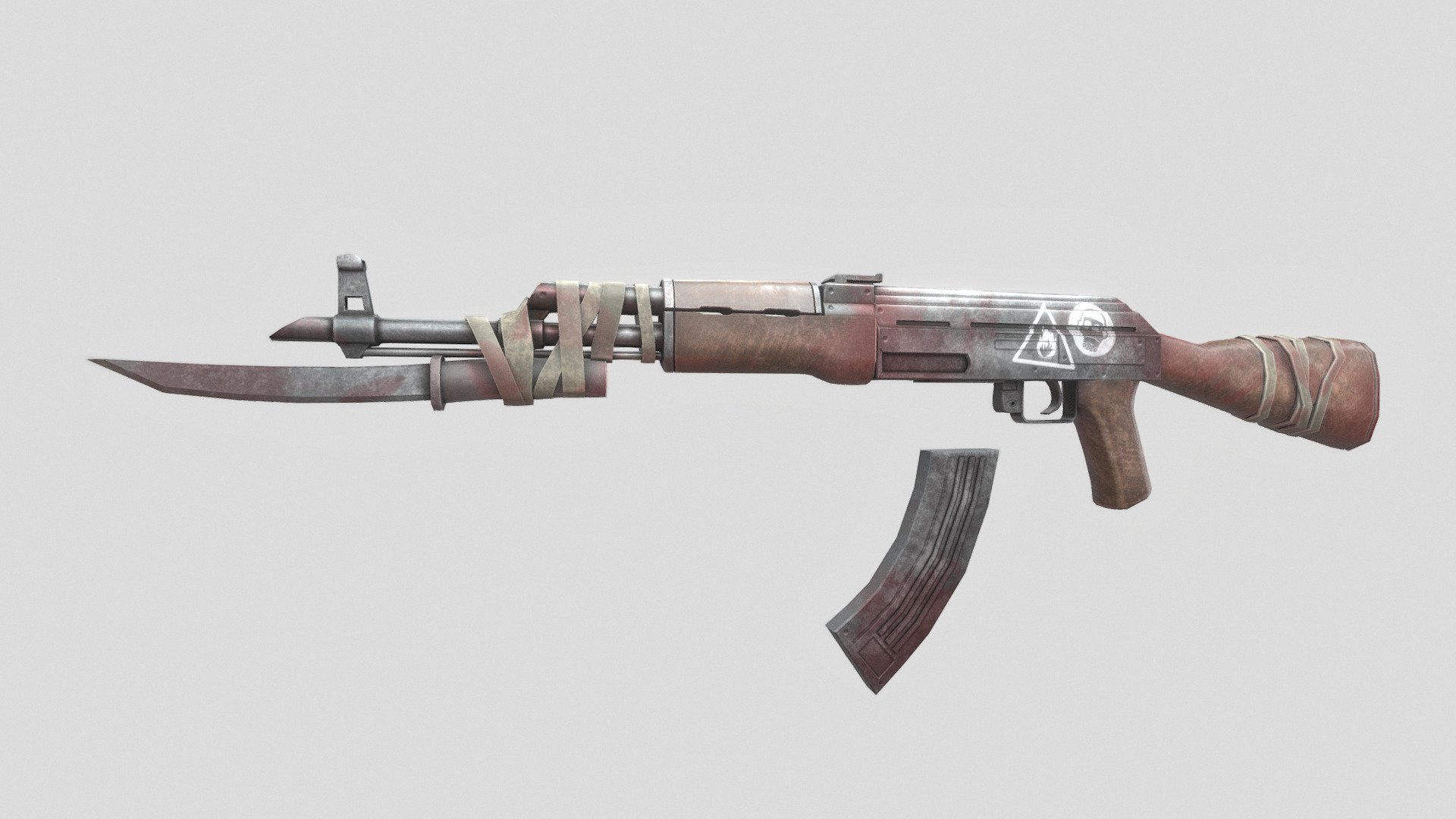 Post apocalyptic AK47