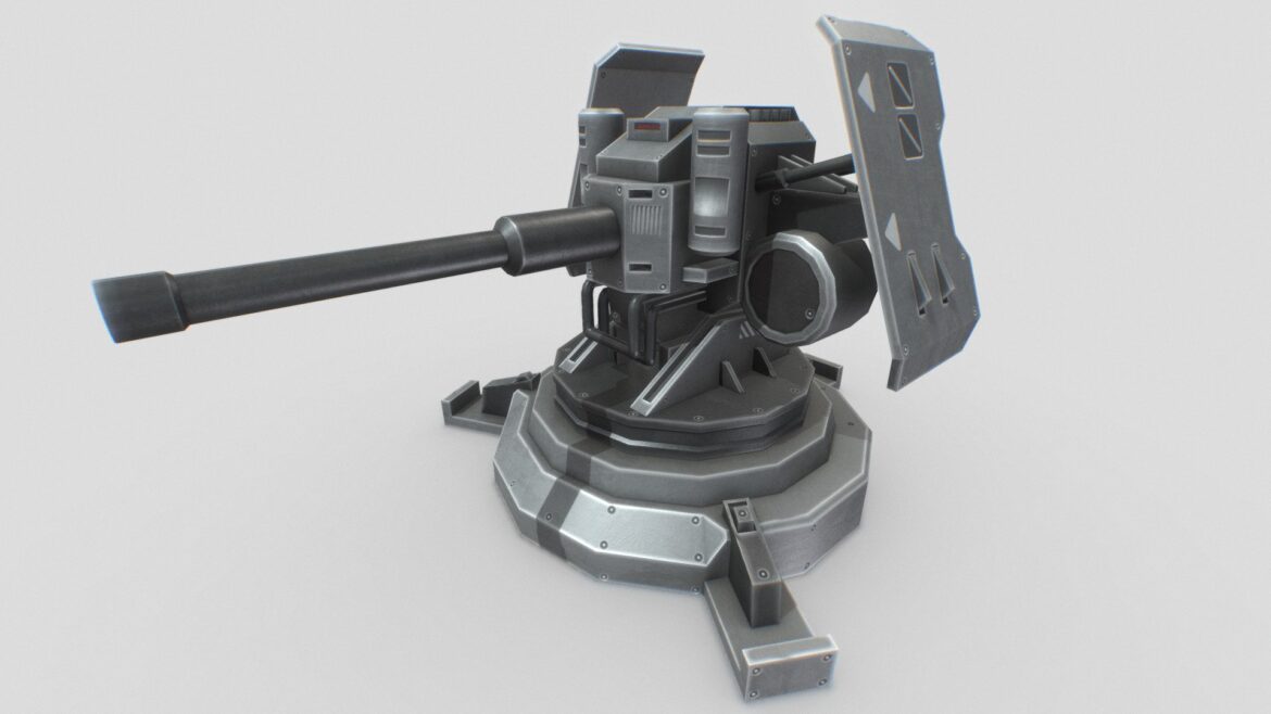 prototype turret 3d model