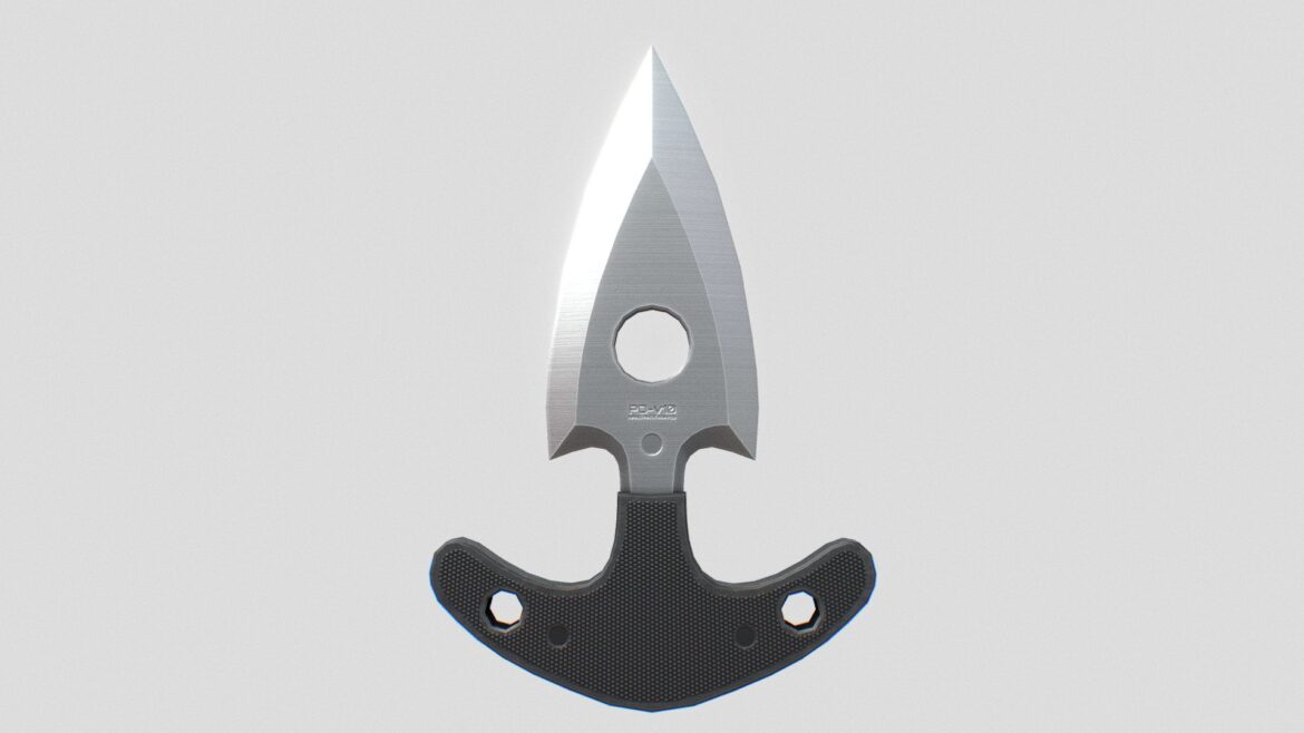 Realistic Punch Dagger 3d Model - Punch dagger 3D model with detailed textures and low poly count
