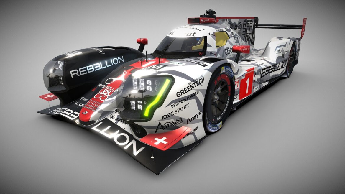 rebellion r13 lmp1 3d model