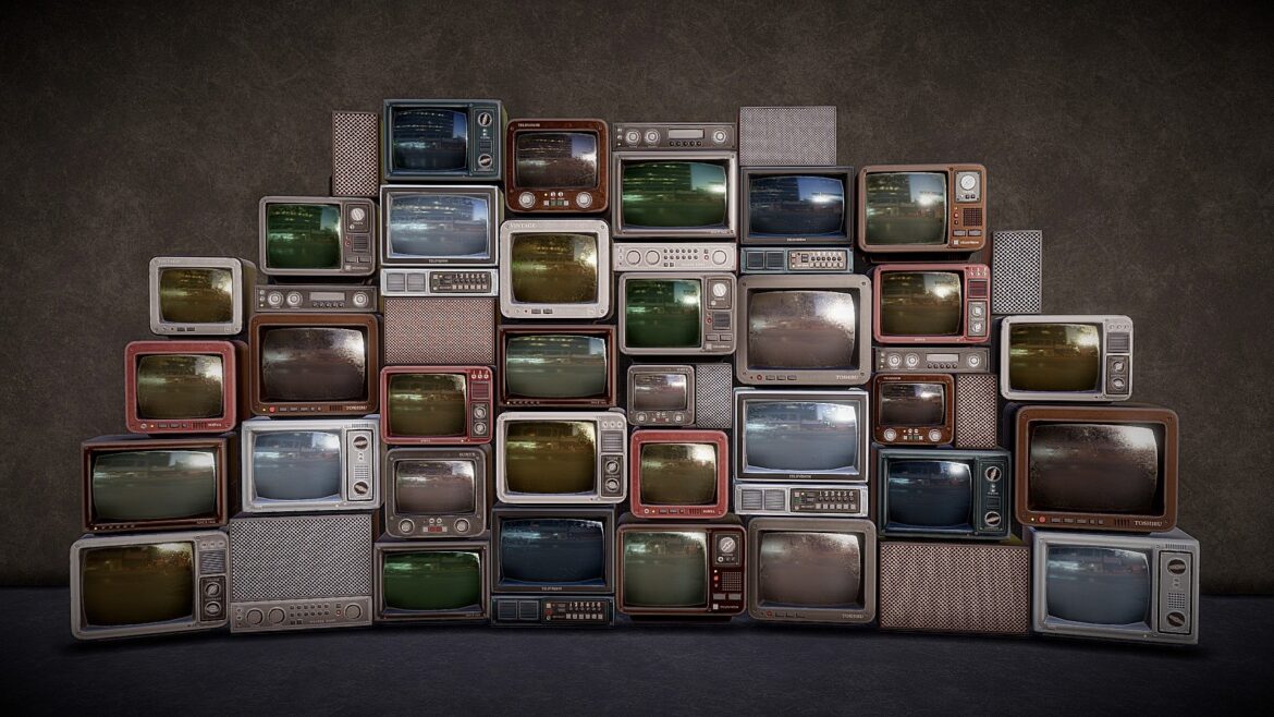 retro tv 3d model
