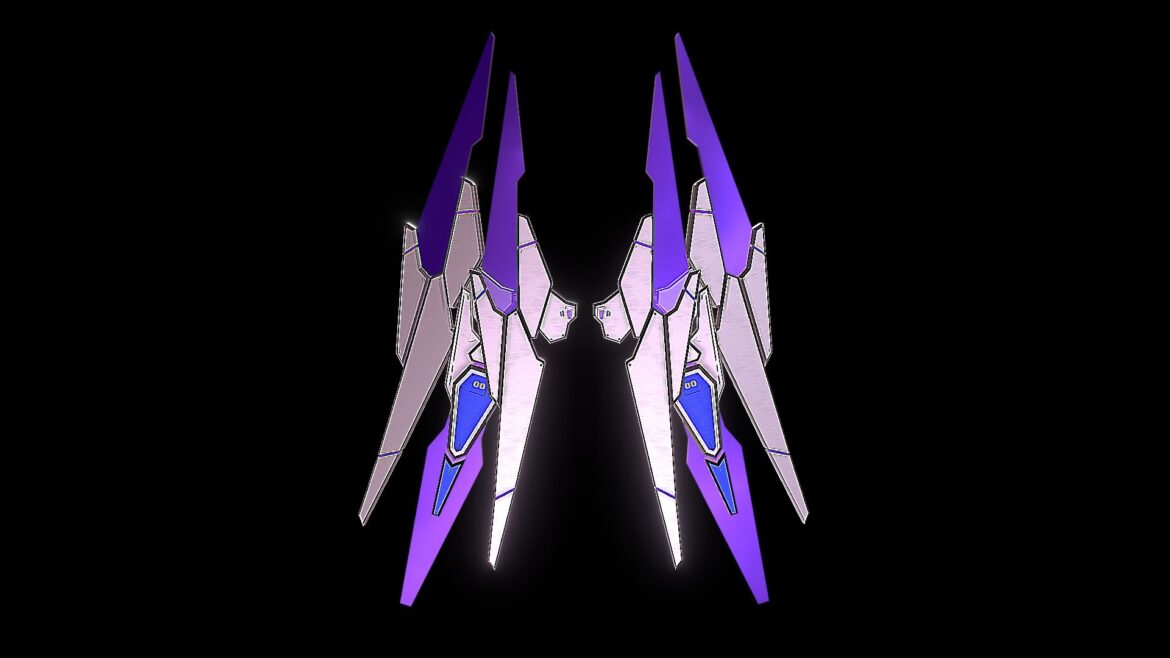 robot wings 3d model