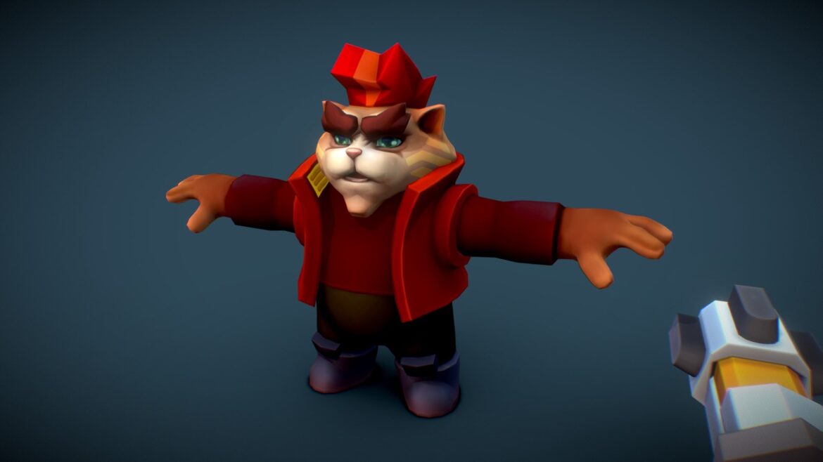 Rokko Character 3d Model - high quality 3d asset