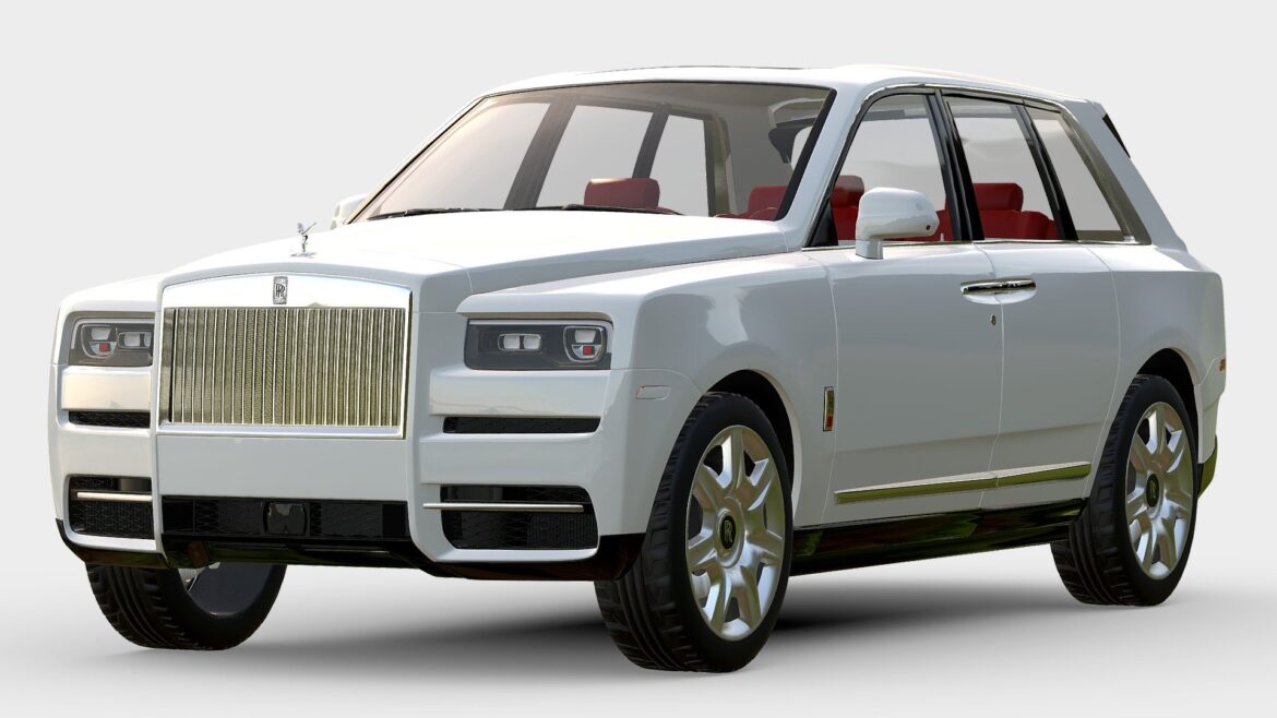 rolls royce cullinan 3d model