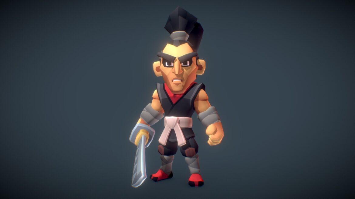 ronin the samurai proto series 3d model