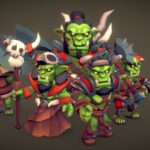 RTS Orc Character Set – Proto Series