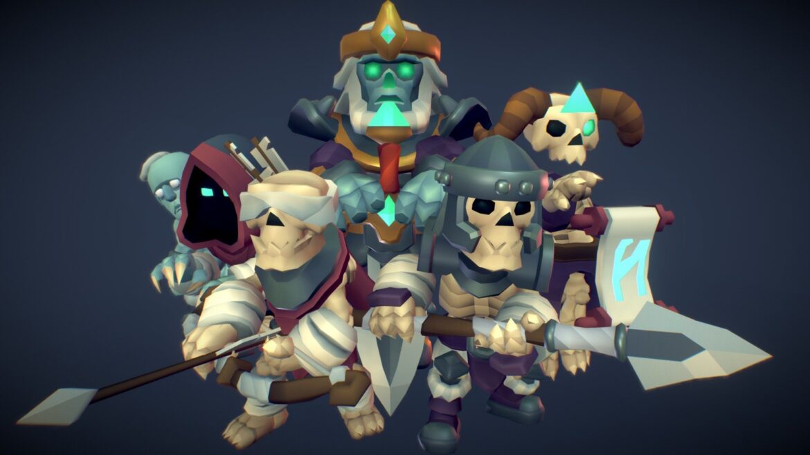 rts undead horde set proto series 3d model