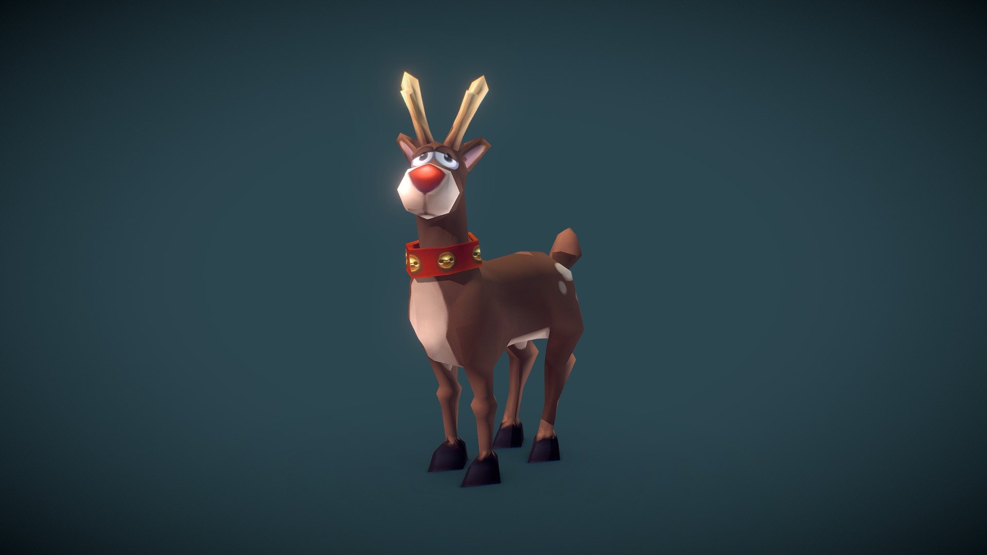 Rudolph – Hand Painted