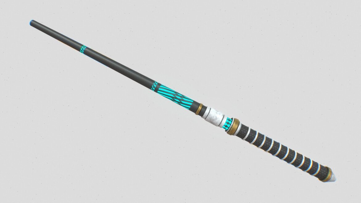 sci fi baston 3d model