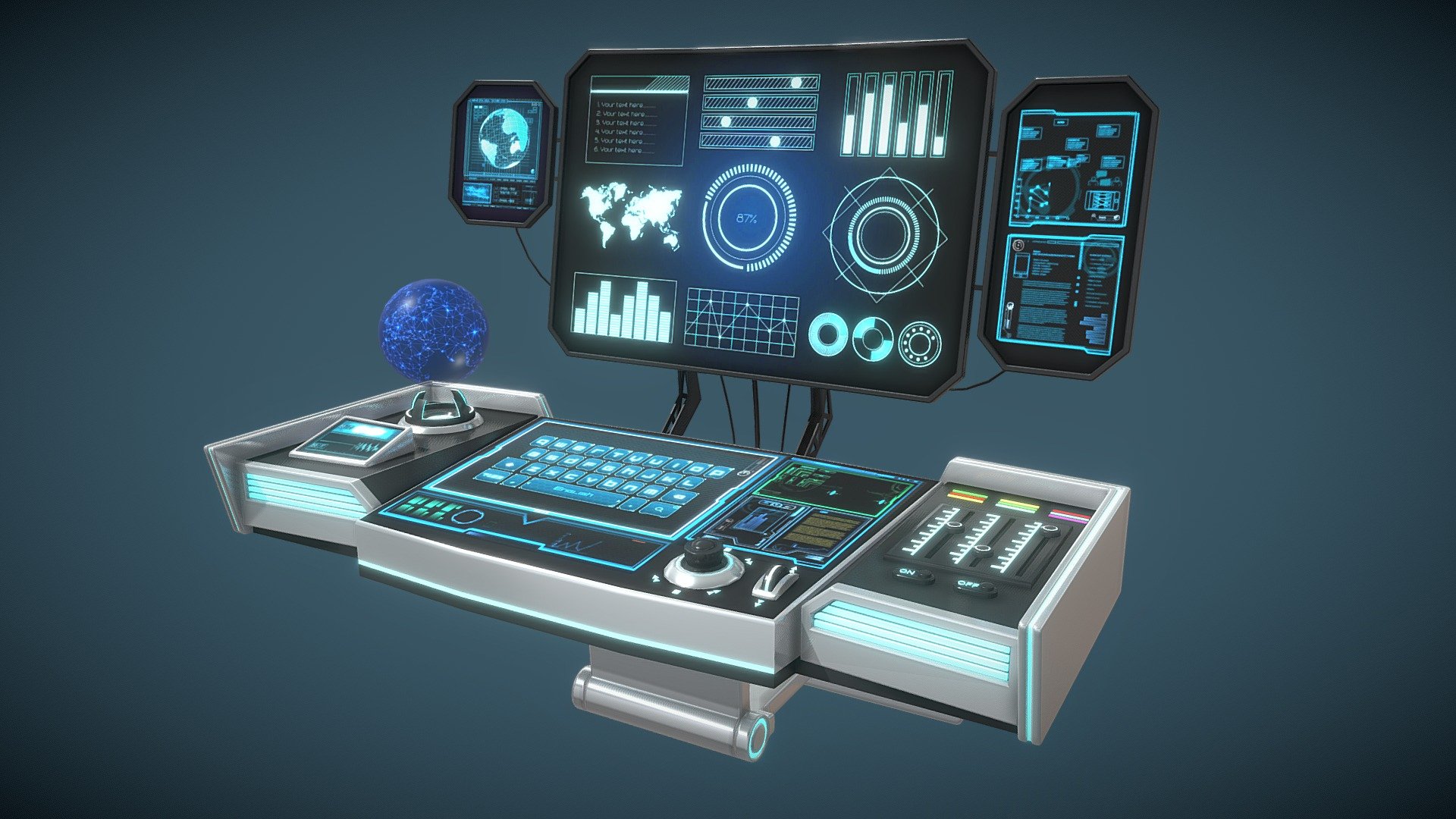 Sci-Fi Control Panel 2