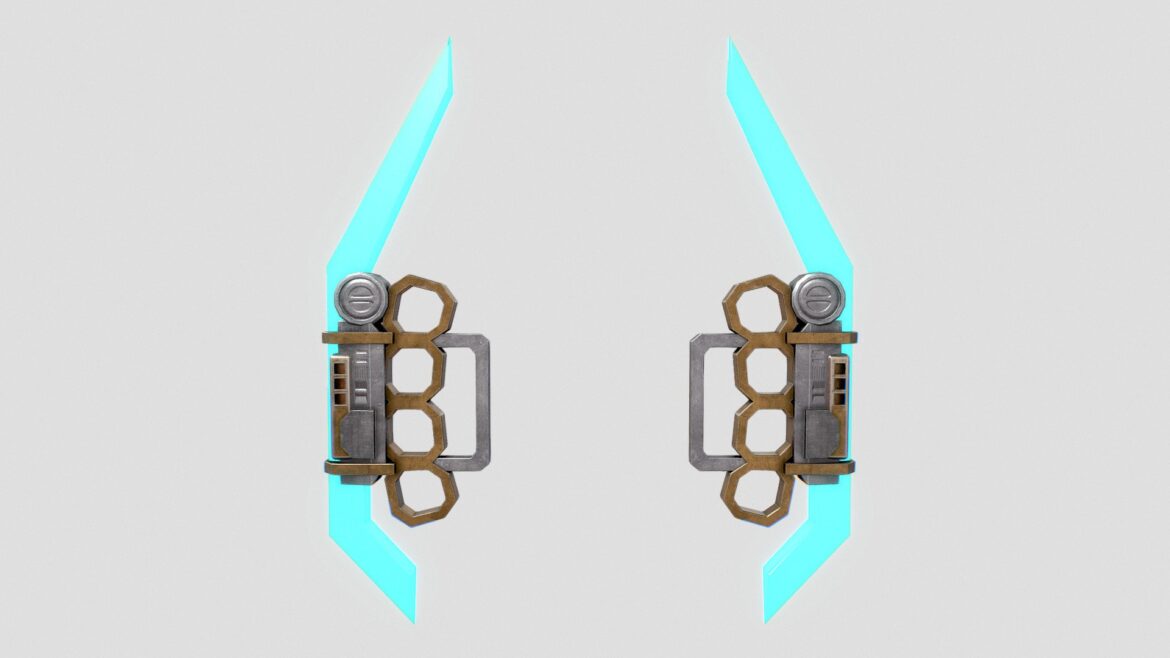 sci fi elite bladed knuckle 3d model