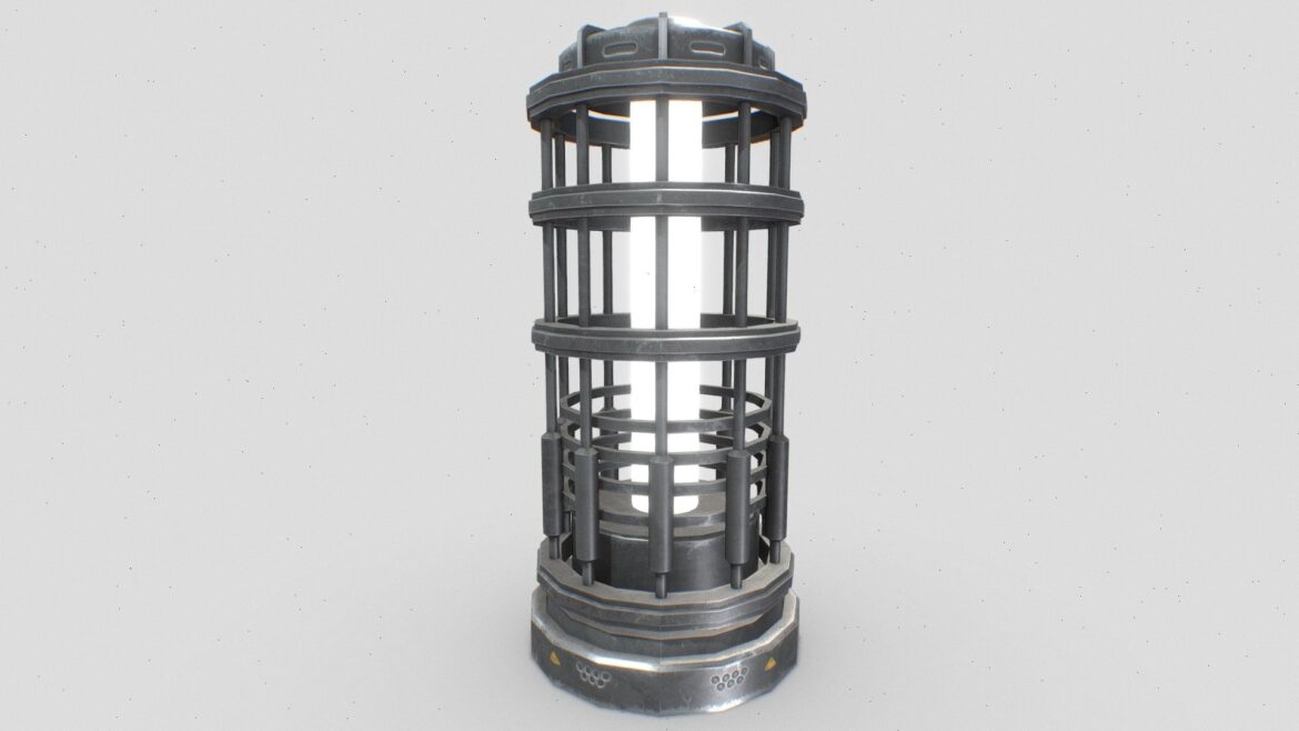 sci fi lamp 3d model
