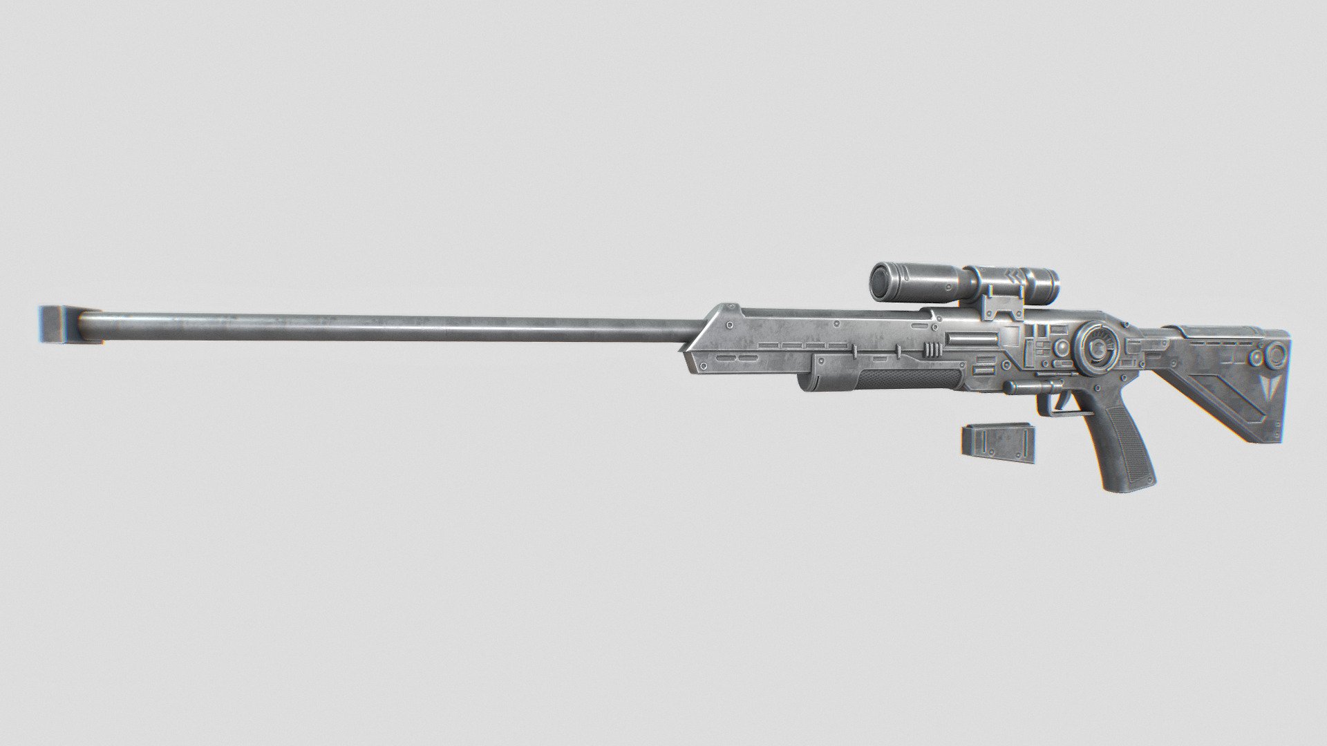Scifi military gun