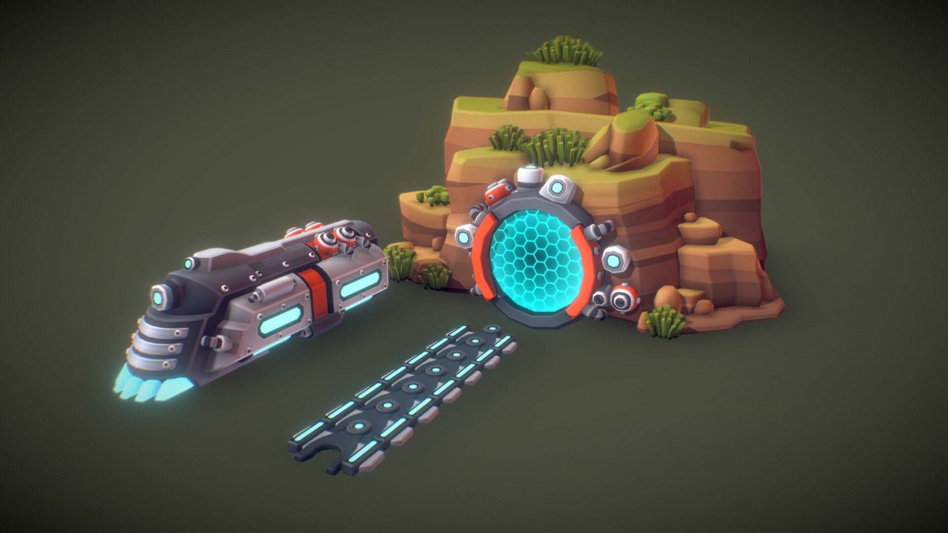 Scifi Train – Tomb Star