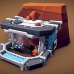 shop booth tomb star 3d model