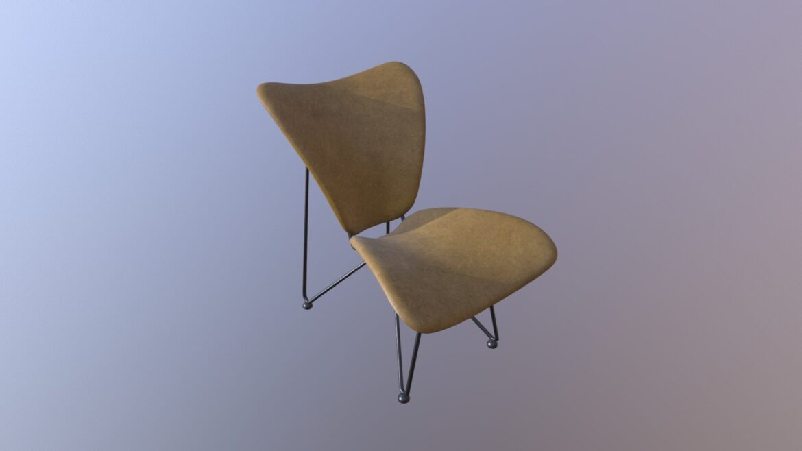 sm fwr carverchair chair 3d model