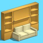 smart furniture bed and sofa 3d model