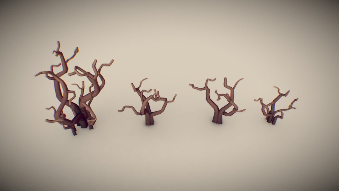 space bush 1 preview 3d model