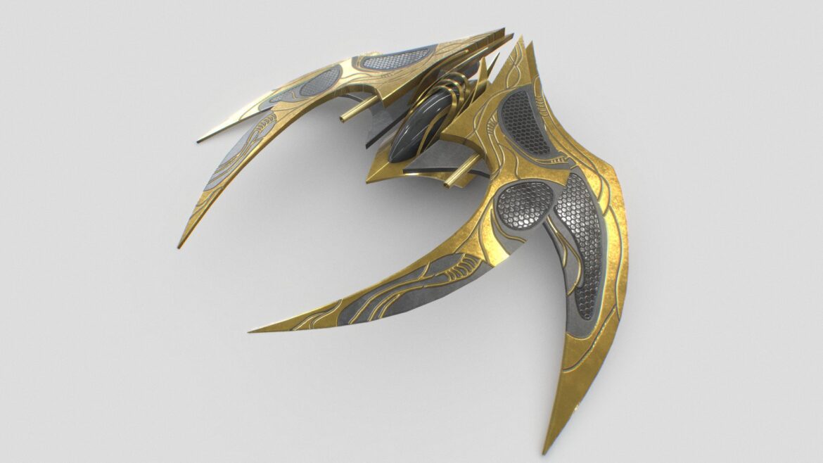 spacecraft destroyer 3d model