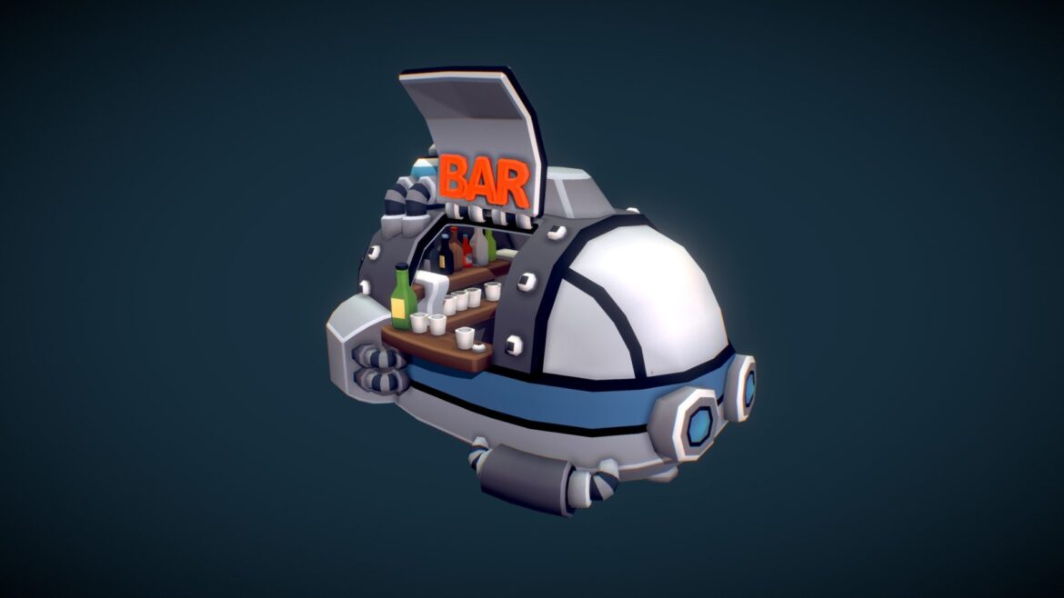 spaceship hero tomb star 3d model