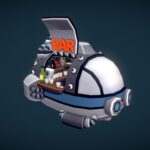spaceship hero tomb star 3d model