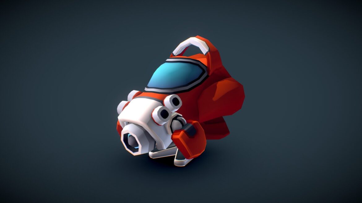 spaceship sniper preview 3d model