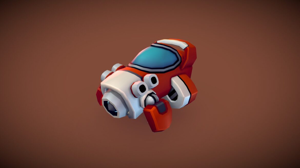 Tomb Star Spaceship 3d Model - Spaceship Sniper V3 Tomb Star 3D model, detailed sci-fi combat spacecraft for game environments