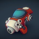 spaceship sniper v3 tomb star 3d model