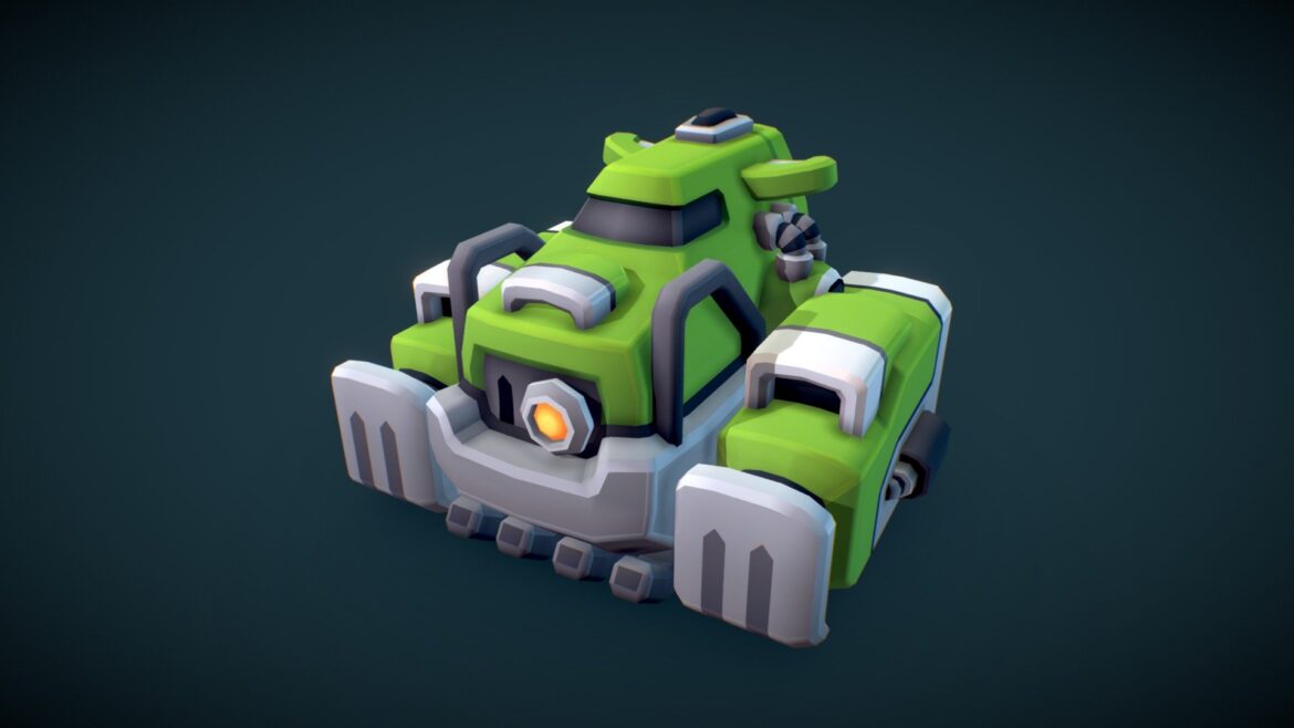 spaceship tank tomb star 3d model