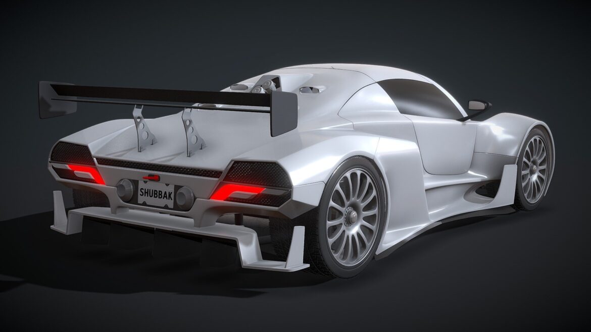 supercar 500g b2 spirit 200300 3d model