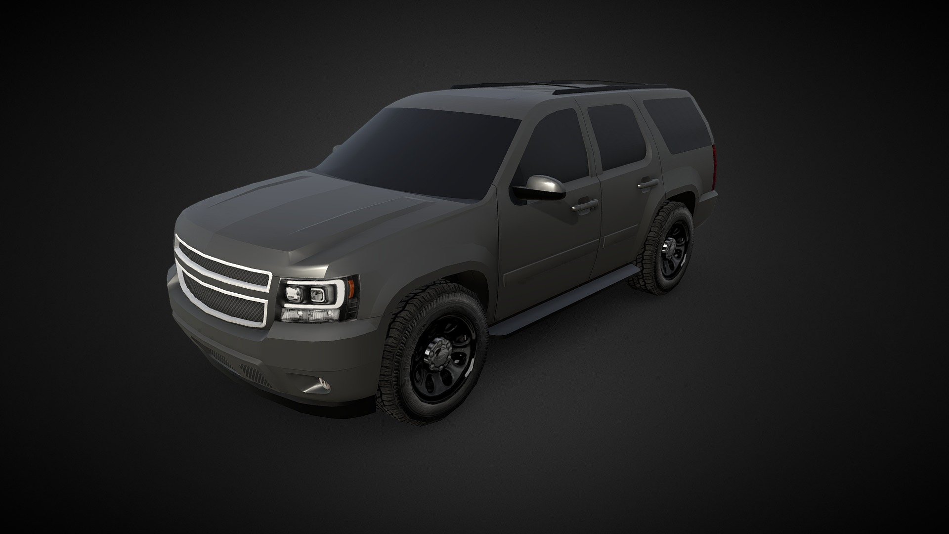SUV Tahoe Lowpoly