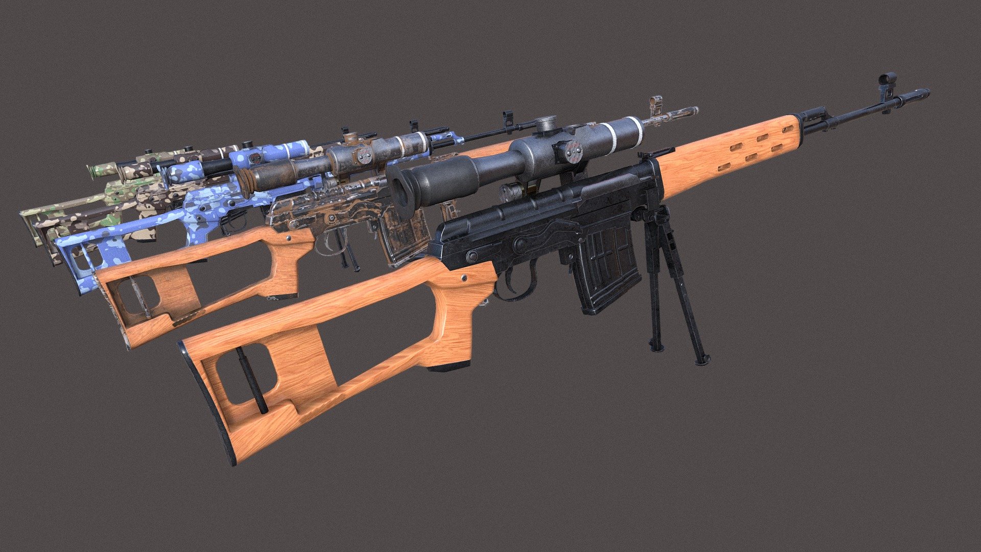 SVD Sniper Rifle Dragunov