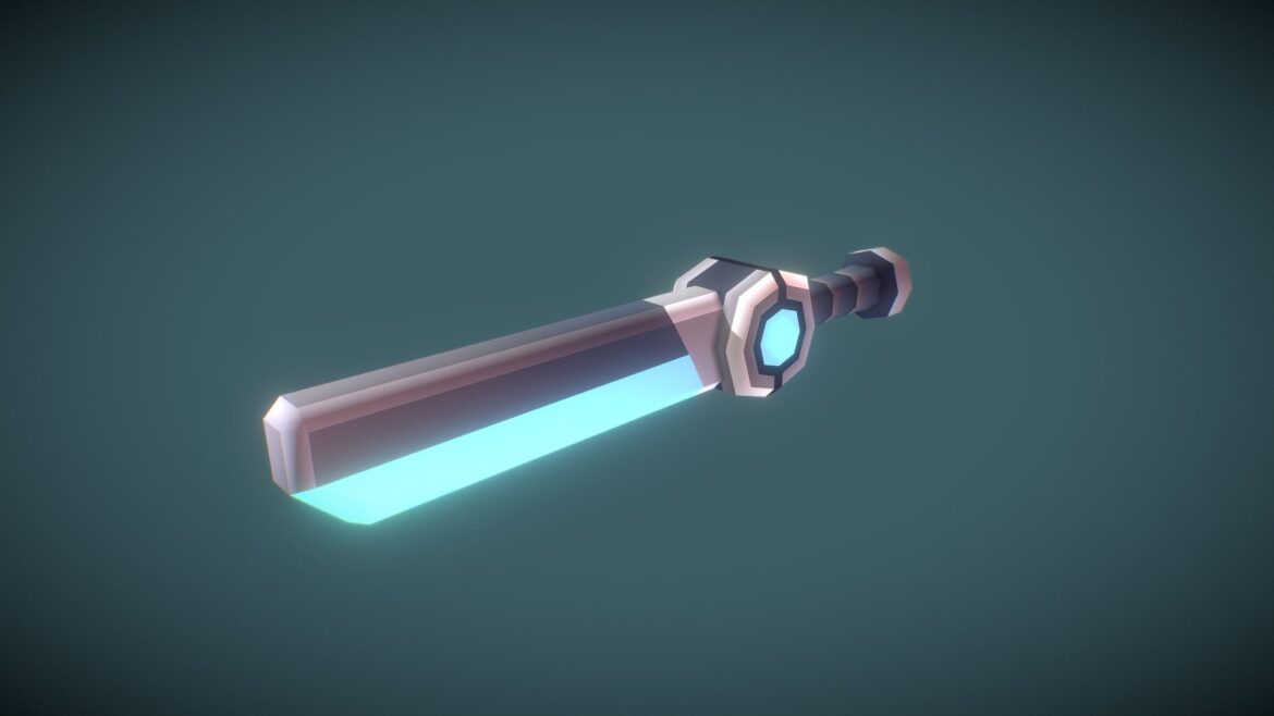 sword simple preview 3d model