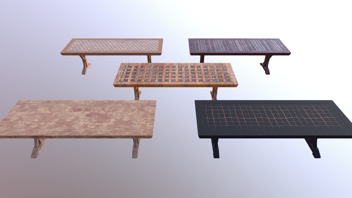 round table m02 the marquis collection 3d model