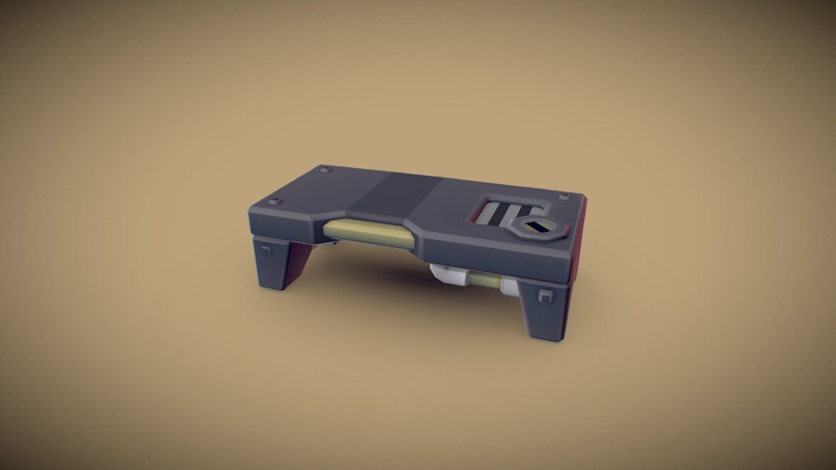 tables scientific preview 3d model