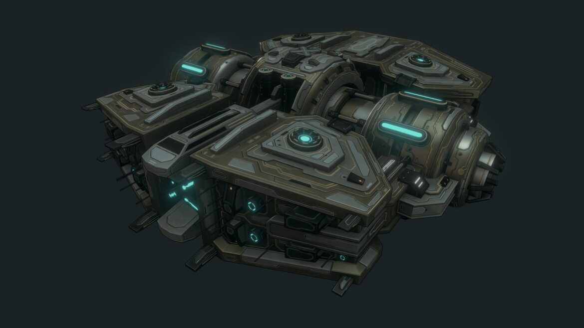 terran zerofighter 3d model