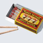 Three Sevens Safety Matches Box