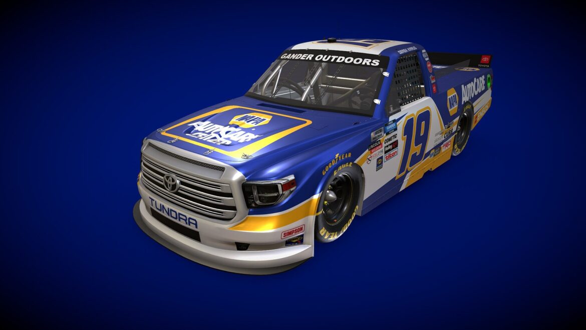 toyota tundra cws nascar 2020 3d model