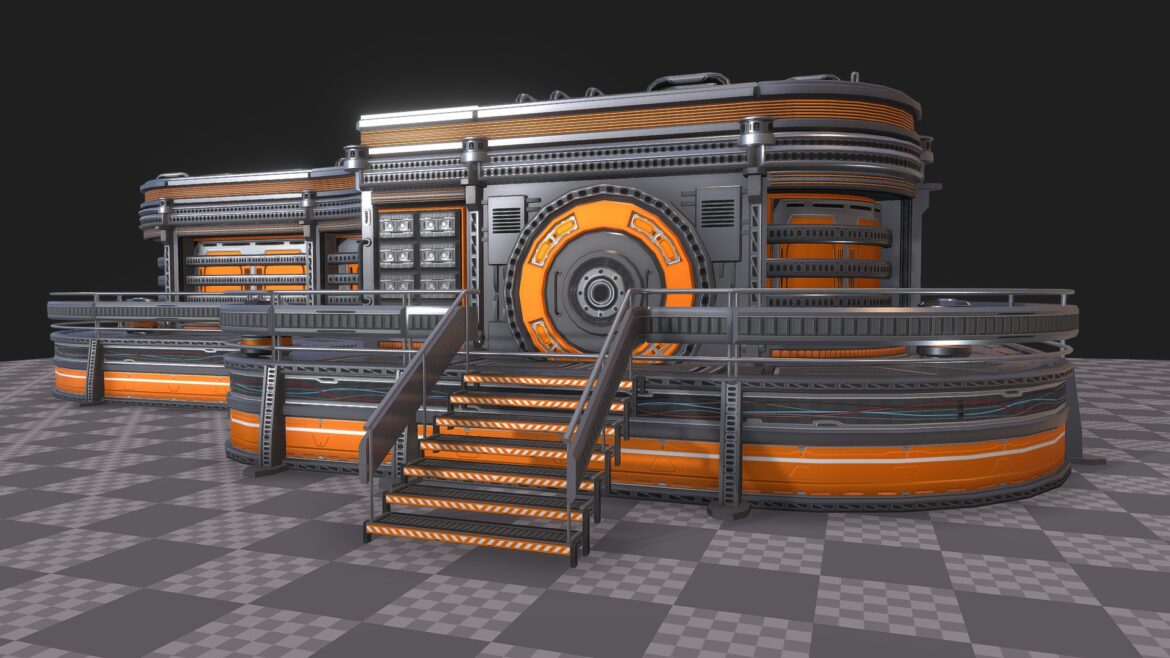uv modular 3d model