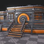 uv modular 3d model