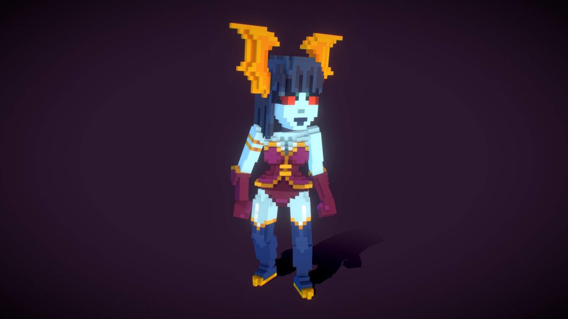 Vampiress – Voxel Art
