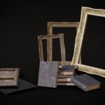 Vintage props [Pictureframes, Canvas , books]