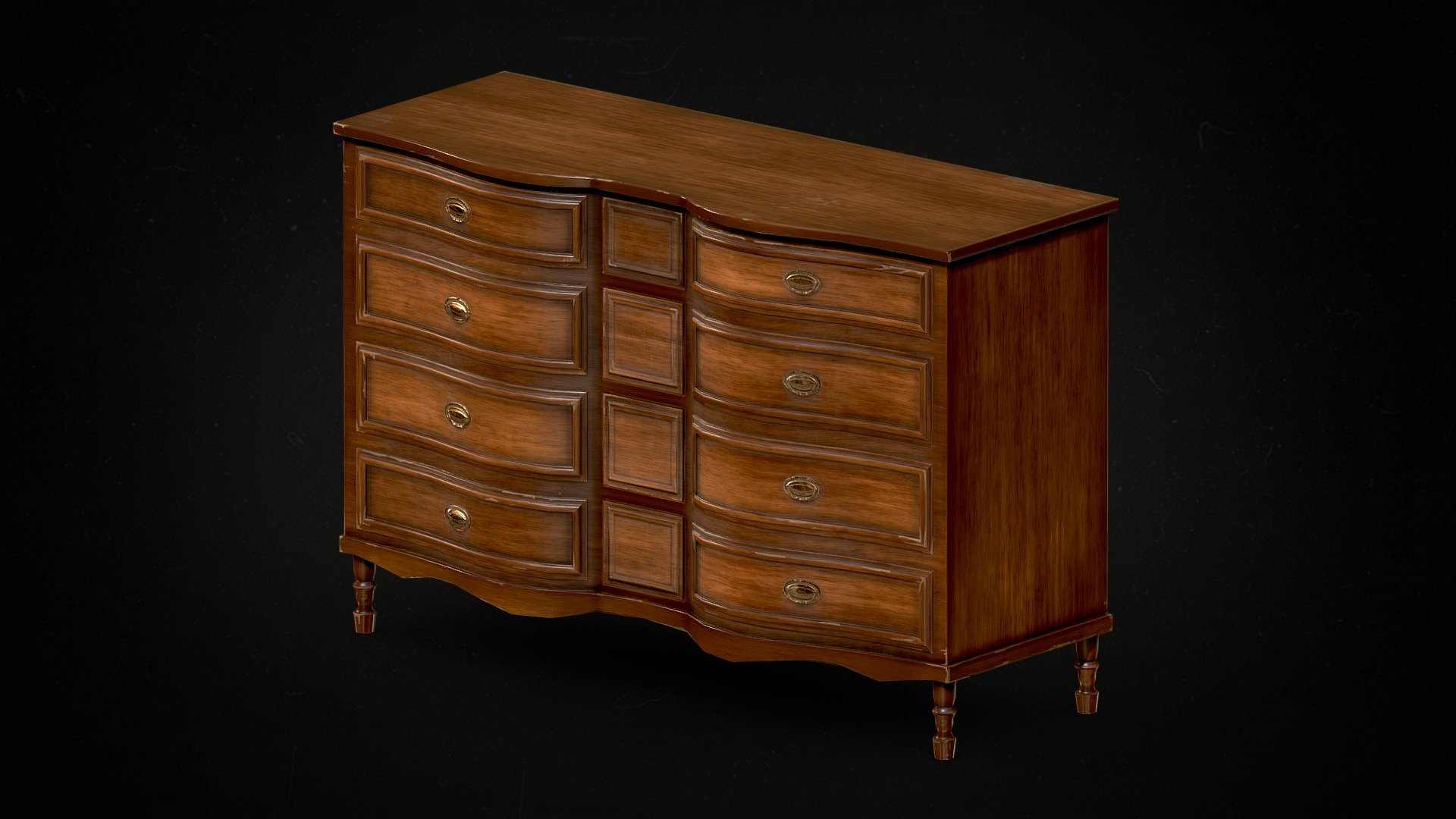 Vintage wooden drawer