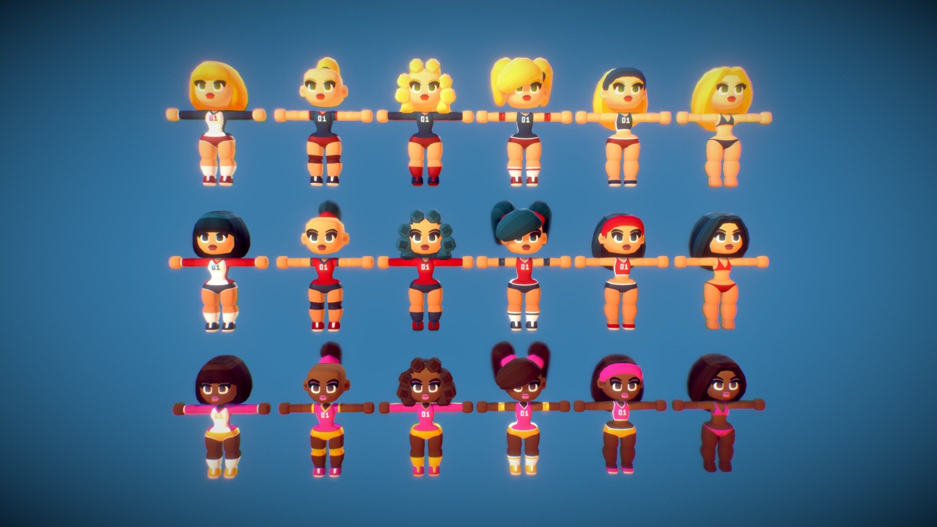 Volleyball Girls – Proto Series