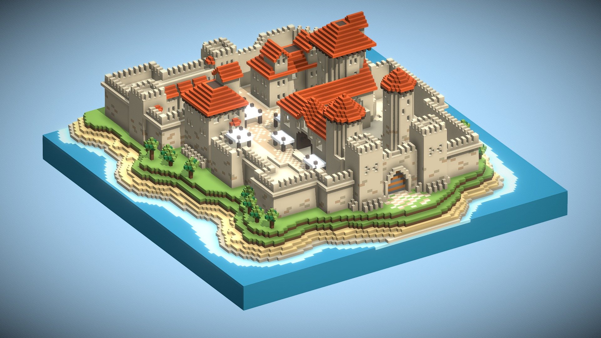 Voxel Castle
