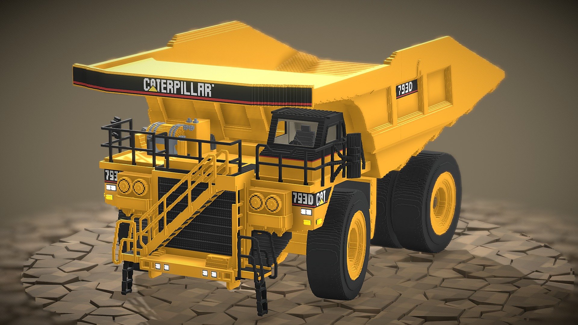 Voxel Caterpillar Dumper 793D